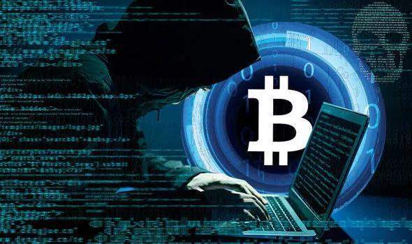Close-up of a high-performance Bitcoin ASIC miner operating within a hosted mining environment