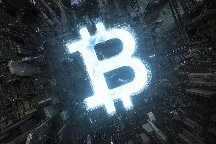 A powerful Bitcoin mining rig in action, showcasing the hardware's role in securing the blockchain network
